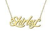 Aoloshow Shirley Name Necklace Stainless Steel 18k
