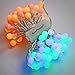 Ball Fairy Lights, 39 ft 100 LED Colorful Globe Fairy Light with 31V Plug Multicolor with Wireless Remote Control and Timer 6 Modes Dimmable