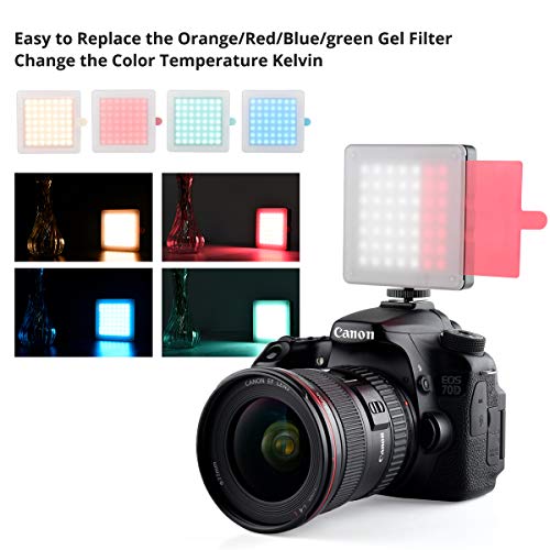 Camera Lighting,YELANGU LED Video Light with Color Filters, CRI95