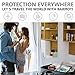 BARMOTI Wine Protector Bag - A Necessary Travel Accessories - Reusable and Handy Bags for Travelling - Environmentally Friendly - Spill Proof Wine Bottle Protector - Pack of 4