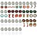 GOER 36 Pcs Christmas Decorations,Hanging Swirls for Christmas Party Supplies