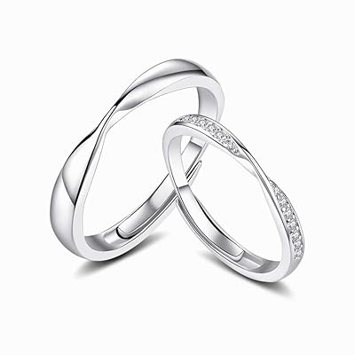 Venokio Silver Couple Rings, 925 Sterling Silver Egypt Ubuy