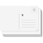 Blank Postcards for Mailing 4x6 Printable Postcards White Blank Post Cards Bulk for Thank You Notes