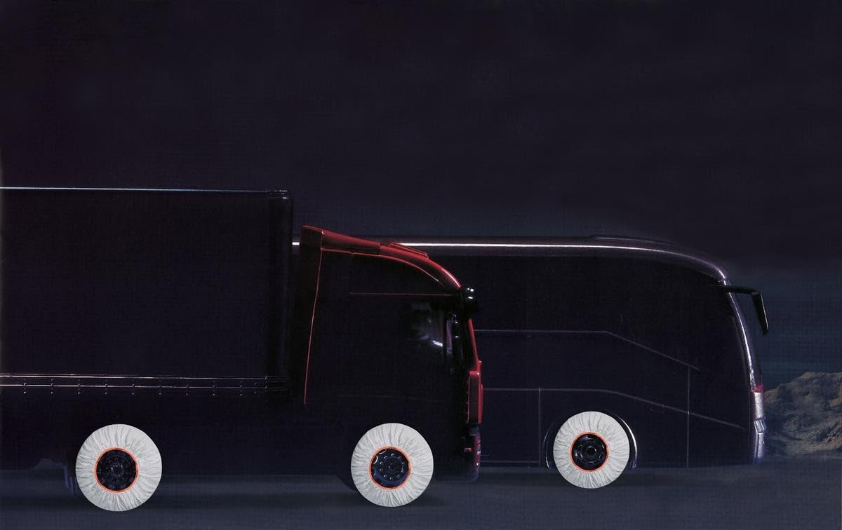 ISSE C80088 Tribologic Textile Snow Chains Truck, White, Size : 88