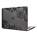 Dongke New MacBook Pro 13 2016 Case,Stylish Lace Design for Lady Frosted Sleeve Cover for Apple MacBook Pro 13 inch with/without Multi-Touch Bar (Model:A1706/A1708,Release Oct 2016) (Grey)