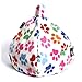 iBeani iPad Pillow & Tablet Cushion Stand - Securely Holds Any Size Tablet, eReader or Book Upto 12.9 inches, Hands Free Comfort at Any Angle on Any Surface - Paw Print, by iBeani