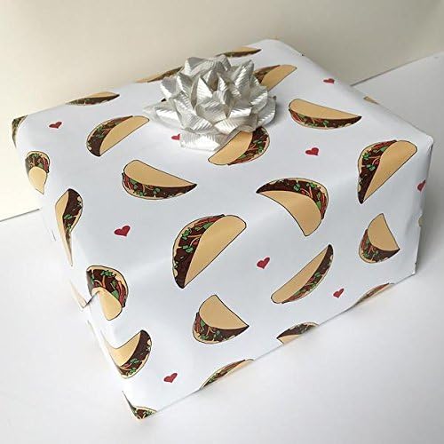 Taco Gift Wrap - Roll of 3 sheets