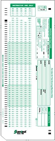 SCANTEST-100 (500/pkg) 882 E Compatible Testing Form