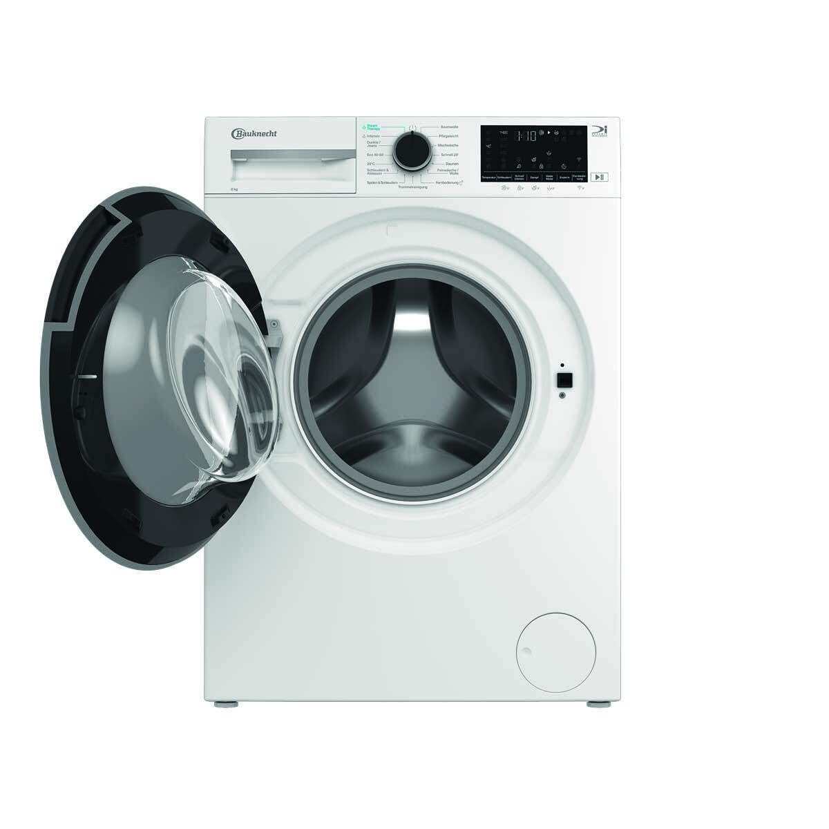 Bauknecht B W 8A10 BS Waschmaschine, 8 kg, 1400 U/min, Frontlader, Steam Therapy & Steam Technologie, Adaptive Wash, ColdWash, HomeWhiz, Inverter-Motor, Weiß 4