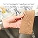 Full Circle Neat Nut Walnut Shell Scouring Pads, Non-Scratch, Set of 3, 5 oz, Brown