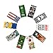 100-Packs Pre-Cut 20700&21700 Battery Wraps Cover Protective Sleeve Heat Shrink Wrap - 10 Styles