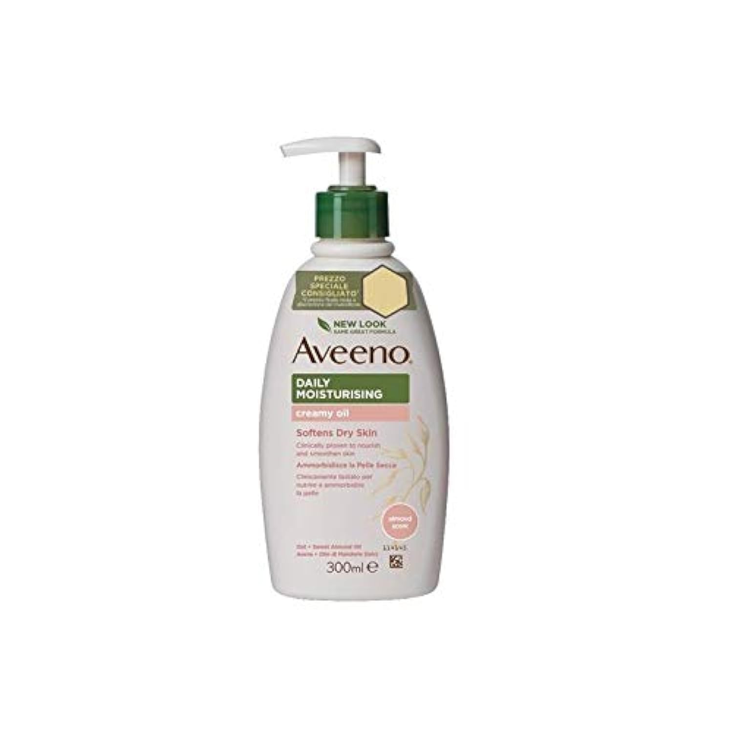 Aveeno Daily Moisturising - Creamy Oil Crema Corpo Profumo Di Mandorle, 300ml