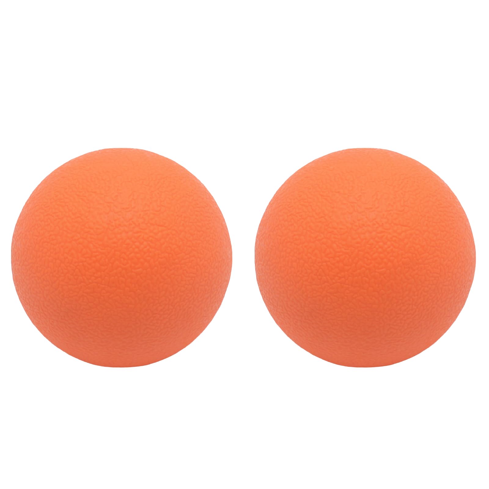 Hard Lacrosse Massage Ball Pack of 2. Firm Trigger Point Ball for Yoga Physical Therapy Myofascial Release Muscle Relaxer Acupoint Massage
