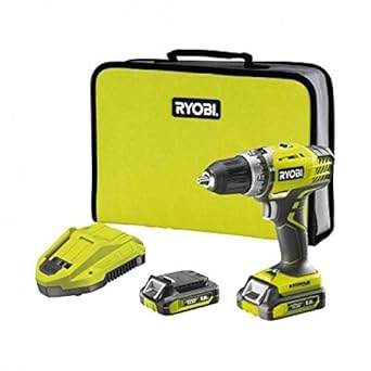 Ryobi 0004672 Perceuse Visseuse 14 4 V Avec Controle De Par 2 X Batterie De 1 5 Ah Incluse Amazon Fr Commerce Industrie Science