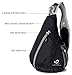 WATERFLY Packable Shoulder Backpack Sling Chest Crossbody Bag Cover Pack Rucksack for Bicycle Sport Hiking Travel Camping Bookbag Men Women