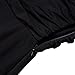 HiQueen Women Sexy deep V Neck Sleeveless Causal Cocktail Evening Party Dress (2XL, Black)