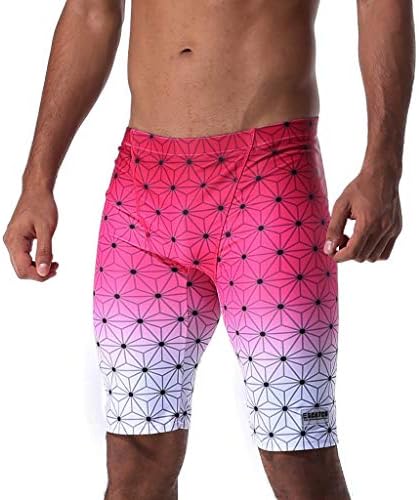 NUWFOR Men Breathable Trunks Pants Solid Gradient Swimwear Beach Slim Wear