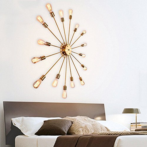 Niuyao Wandleuchten Wandlampe Gross Metall Mit 15 Licht
