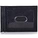 Genuine Leather Money Clip Front Pocket Wallet w Magnet & Card ID Case Thin Slim