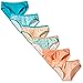 Calvin Klein Big Girls 6 Pa Multi Color Bikinis, Peach Nectar, Large