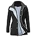 FISOUL Raincoats Waterproof Lightweight Rain Jacket Active Outdoor Hooded Women's Trench Coats