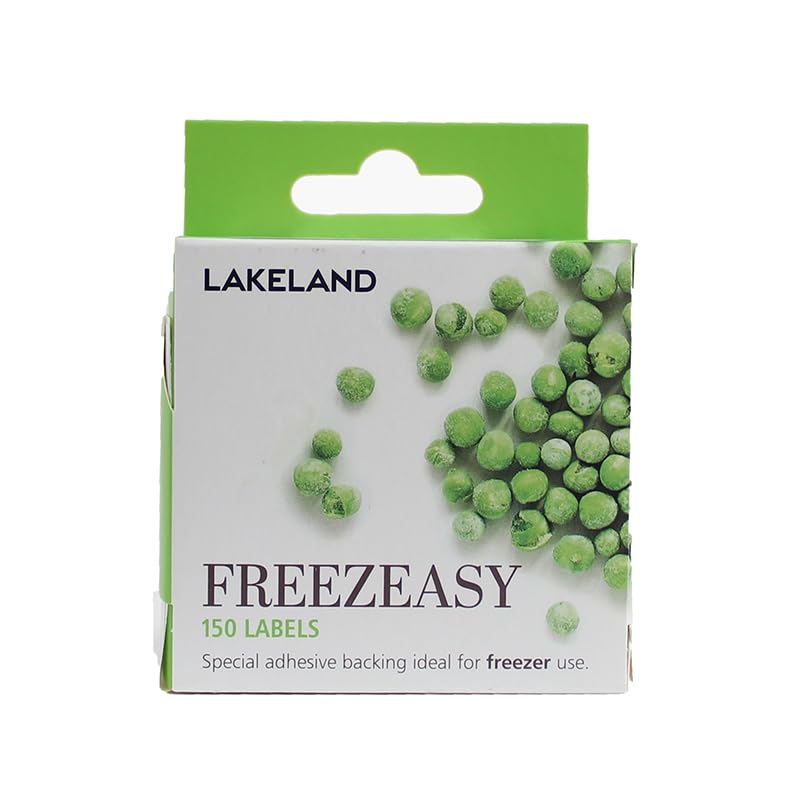 Lakeland Freezeasy Peel Off Freezer Labels, 4cm x 5cm, White - Pack of 150