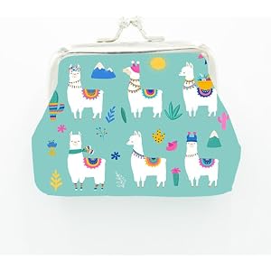 Cartoon Printed Purses Hasp Zero Wallet Ladies Clutch Change Purse Female Mini Money Bag(Green)