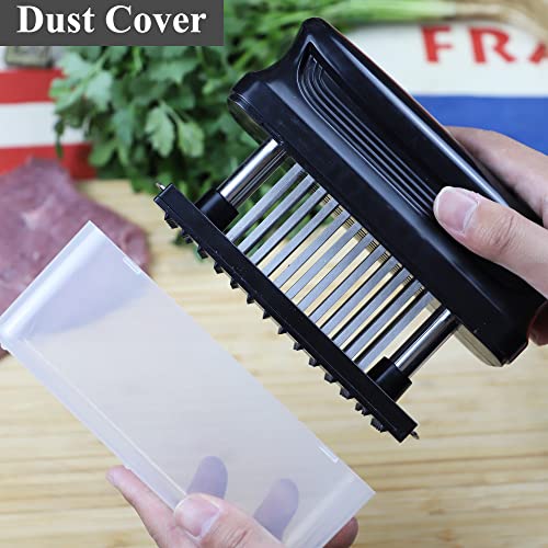 Meat Tenderizer Tool, 60 Stainless Steel Sharp Needle Blade Tenderizer