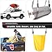 AA Products Ratchet Kayak and Canoe Bow and Stern Tie Down Straps Adjustable Rope Hanger (1/4
