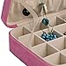 Mele and Co Maria Plush Jewelry Box with 24 Sections