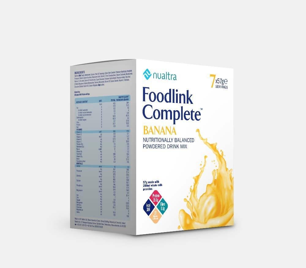Nualtra Foodlink Complete Powder Banana (7 x 57g)