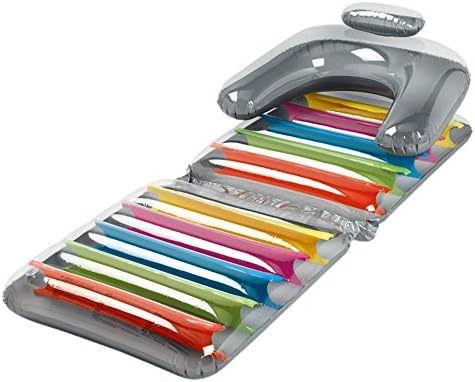 AosKe Pool Lounger Swimming Inflatable Raft Folding Pool Float for Beach