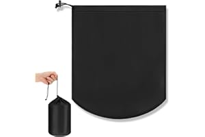 POPETPOP Drawstring Bag for Down Jacket : Waterproof Chinlon Clothes Storage Bags for Raincoats Jacket - Foldable Stuff Sacks