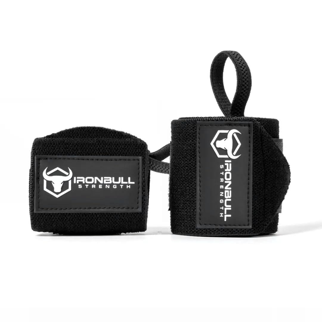 Wrist Wraps for Weightlifting (USPA & IPL Approved) - 18” Premium Quality Wrist Straps for Weightlifting - Weight Lifting Wrist Wraps with Thumb Loop - Best Gym Wrist Wraps for Lifting Weights, Curls & Dips - Lifting Wrist Wraps for Bench, Powerlifting & Weight Training - Weightlifter's Wrist Straps Lifting for Men and Women