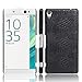 Sony Xperia XA Ultra Leather Case,Yaker QSQ Super Leather Cover Pc Hard Case Shell Compatible for Sony Xperia C6,XA Ultra Dual 6