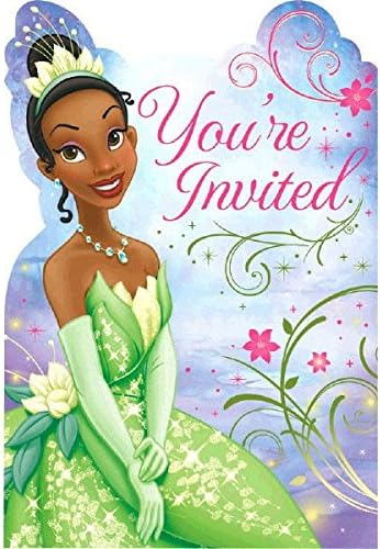 Tiana Enchanted Princess Invitations 8 Invites Cards Birthday