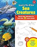 Learn to Draw Sea Creatures: Step-by-step instructions for more than 25 ocean animals - 64 pages of drawing fun! Contains fun facts, quizzes, color photos, and much more!