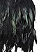 Choies Women Feather Mid Waist Black Mini A-line Skirt S