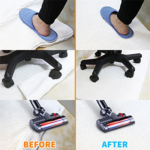 image for Rug Grippers, Vmini 8pcs Non Slip Rug Pads, Anti Curling Rug Gripper, 