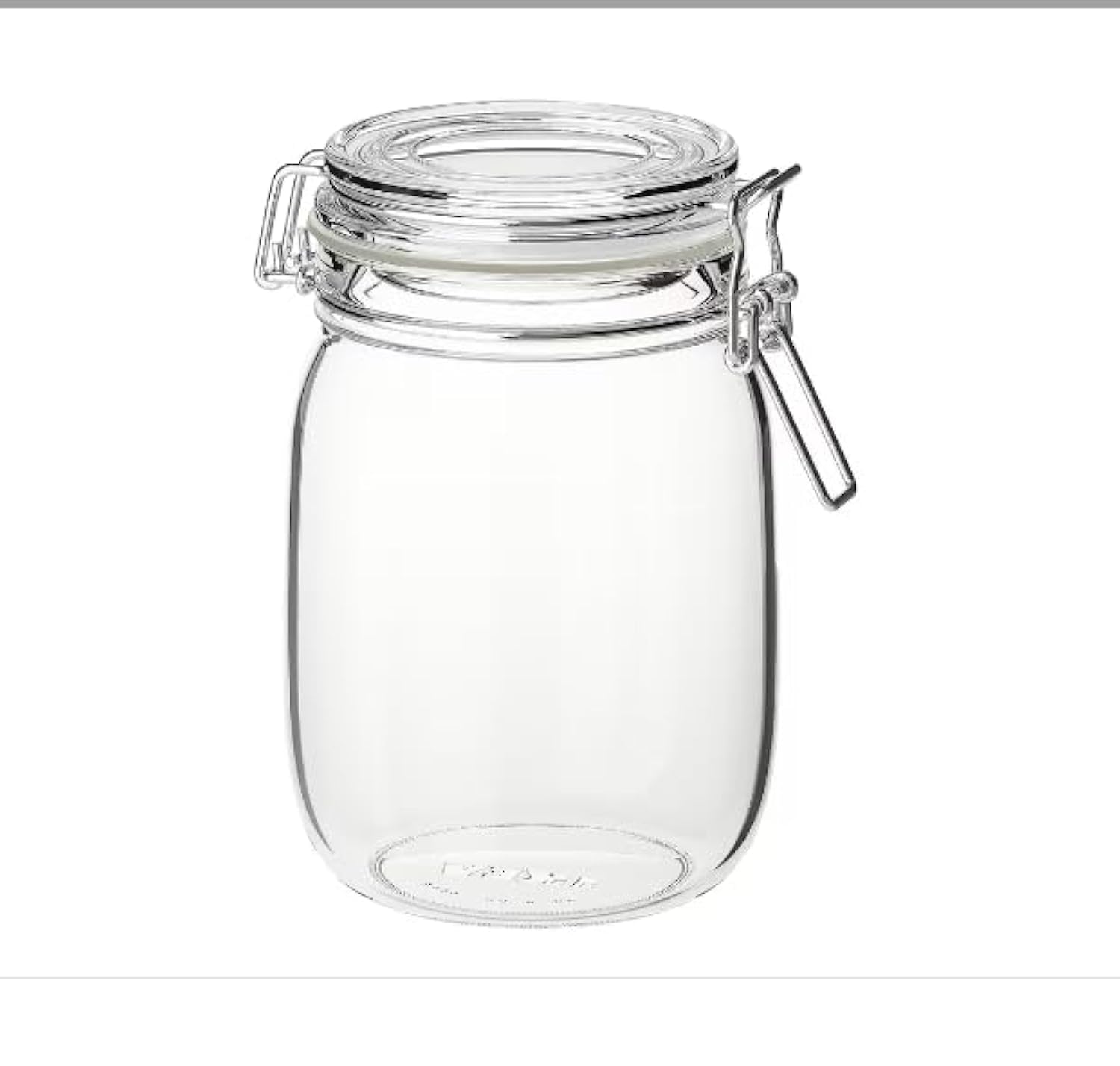 Ikea KORKEN - Jar with lid, clear glass - 1 l