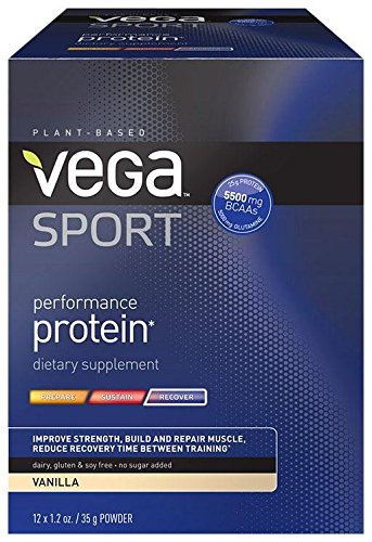 Vega Sport Performance Protein, Vanilla, 1.2oz 12 Count Vega Sport Performance Protein, Vanilla, 1.2oz 12 Count