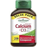 Jamieson Mega Cal&trade; Calcium 650 mg with Vitamin D, 250 tablets (Value Pack)