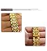 Suyi Men's 18K Gold Plated Link Bracelet Classic Carving Wrist Chain Link Bangle Width