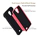 Njjex for Galaxy Mega 6.3 Case， [Nveins] Shock Absorbing Hybrid Dual Layer Rubber Plastic Impact Armor Defender Bumper Rugged Hard Sgell Case Cover for Samsung Mega 6.3 i9200/i9205/i527 [Rose]