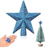 Hanaive Mini Christmas Tree Topper Small Christmas