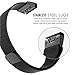 MoKo Garmin Fenix 5 Quick Fit 22mm Watch Band, Milanese Loop Stainless Steel Mesh Replacement Strap for Garmin Fenix 5/5 Plus/Instinct/Forerunner 935/Approach S60 Watch, (Not Fit Fenix 5X/5S), Black