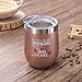 Pufuny It's Not Really Drinking Alone If The Dog Is Home, 12 oz Stemless Funny Wine Tumbler | Unique Gift Idea for Dog Mom, Dog Dad, Men, Women, Veterinarian | Birthday Present for Dog Lovers