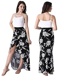 Falda de verano para dama con cintura alta, estilo casual