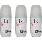 (Pack of 3 bottles)Invisible Sensitive Women's Roll On Anti-perspirant Deodorant (Pack of 3 Bottles, 1.7oz / 50ml Each Bottle) Y