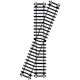 Hornby R614 OO Gauge Left Hand Diamond Crossing Track - Extra Track Pieces for Model Railway Sets, Model Train Track Pieces - Scale 1:76